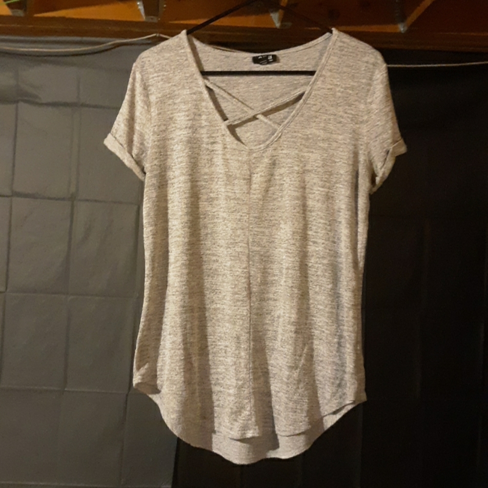 Gray dress shirt